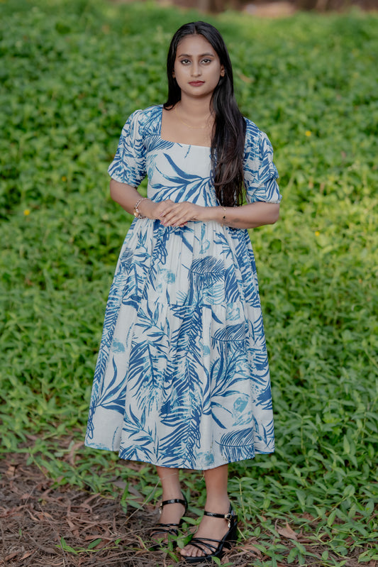 Azure Breeze Maxi Dress